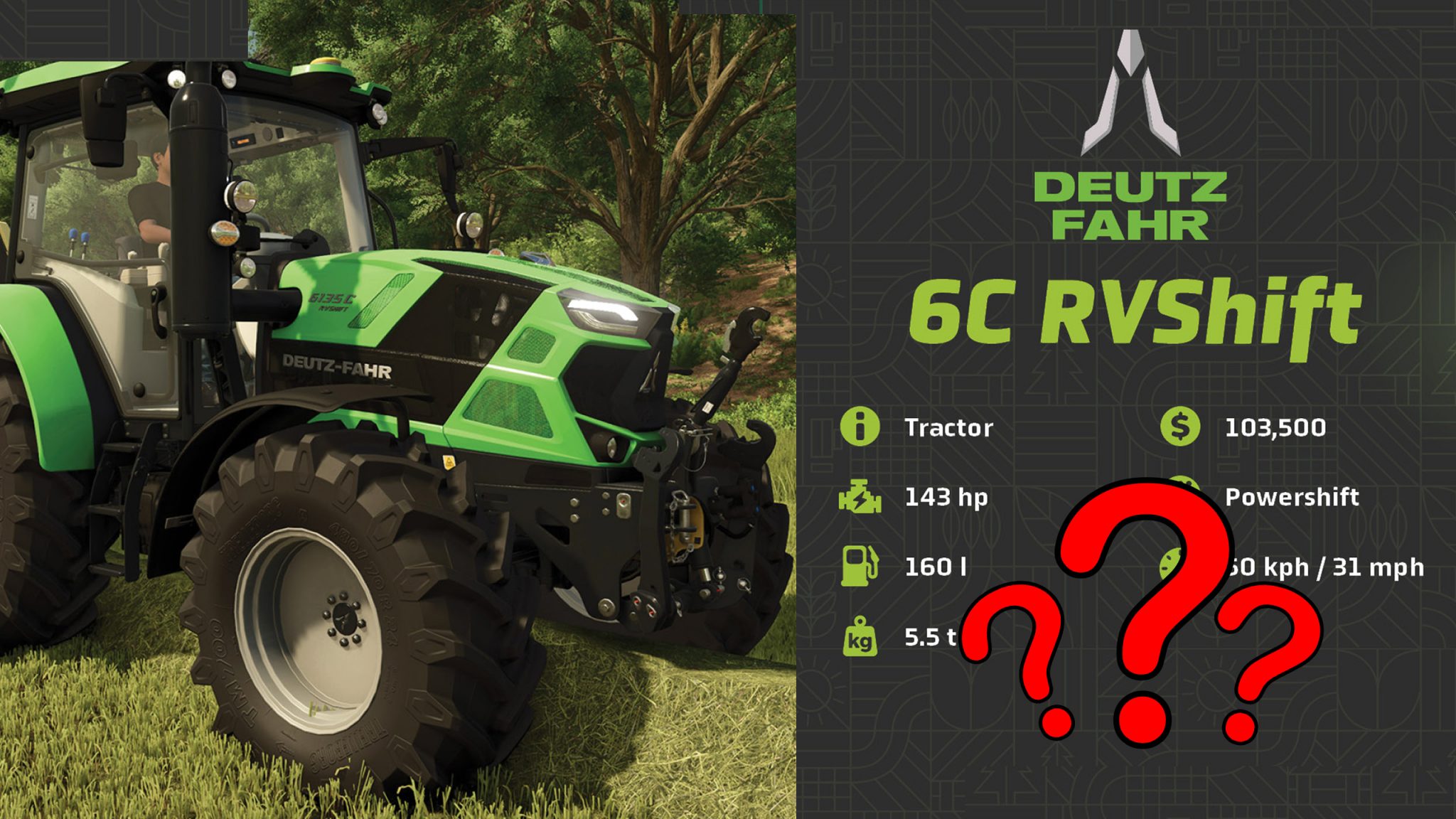 Farming Simulator 25 Tractors Specifications Explained Tire Specs