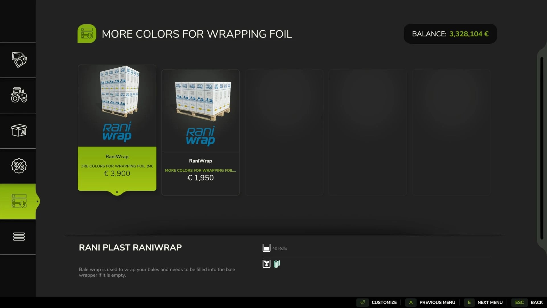 More Colors for Wrapping Film V1.0 thumbnail 2